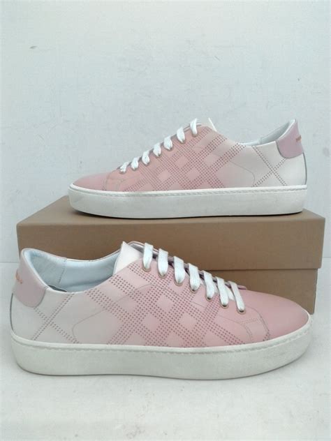 sugar pink burberry|Burberry pink sneakers.